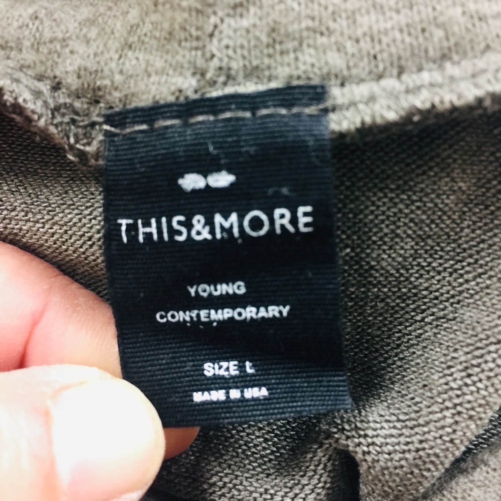 This&More Long Sleeve Shirt Large - Picture 7 of 8